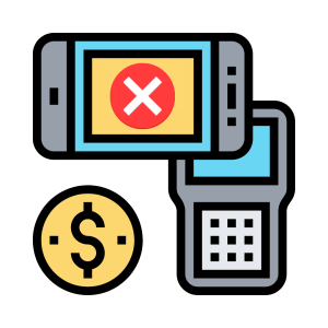Illustration of payment gateway connectivity failure causing transaction disruptions, declined payments, and potential revenue loss