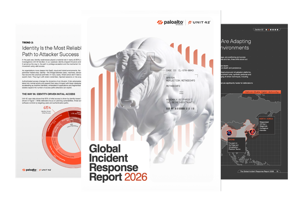 Palo Alto Unit 42 Global Incident Response Report 2026 featuring cyberattack trends, threat intelligence, and incident response insights.